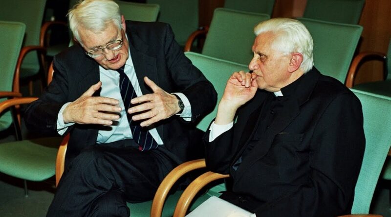 Ratzinger e Habermas na Bavária